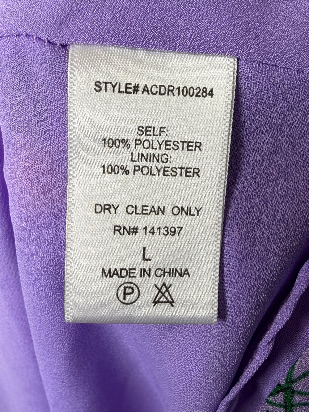 ASTR The Label Pandora Floral Maxi Dress Size Large Purple Yellow Slit Wedding - Picture 11 of 14
